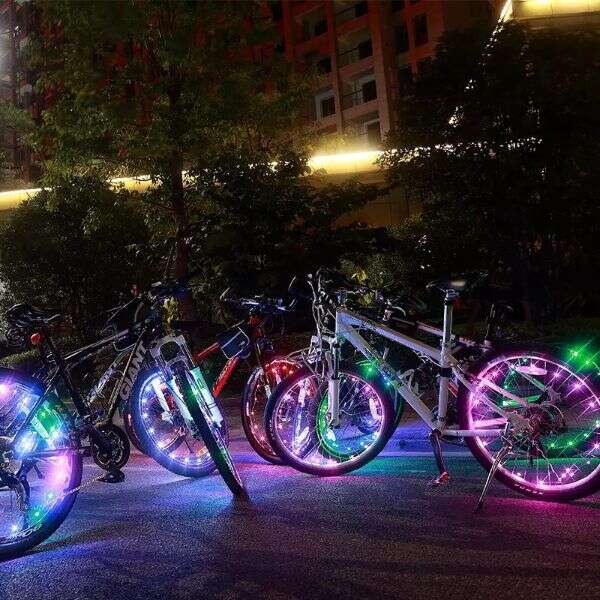 Luces LED para ruedas de bicicleta