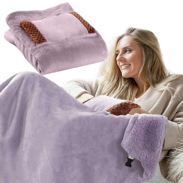 Soft blanket with heater