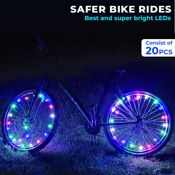 Luces LED para ruedas de bicicleta