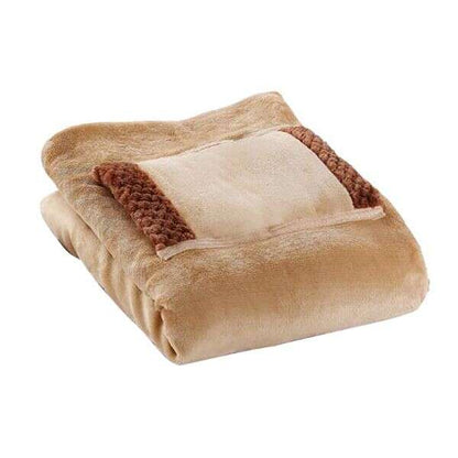 Soft blanket with heater